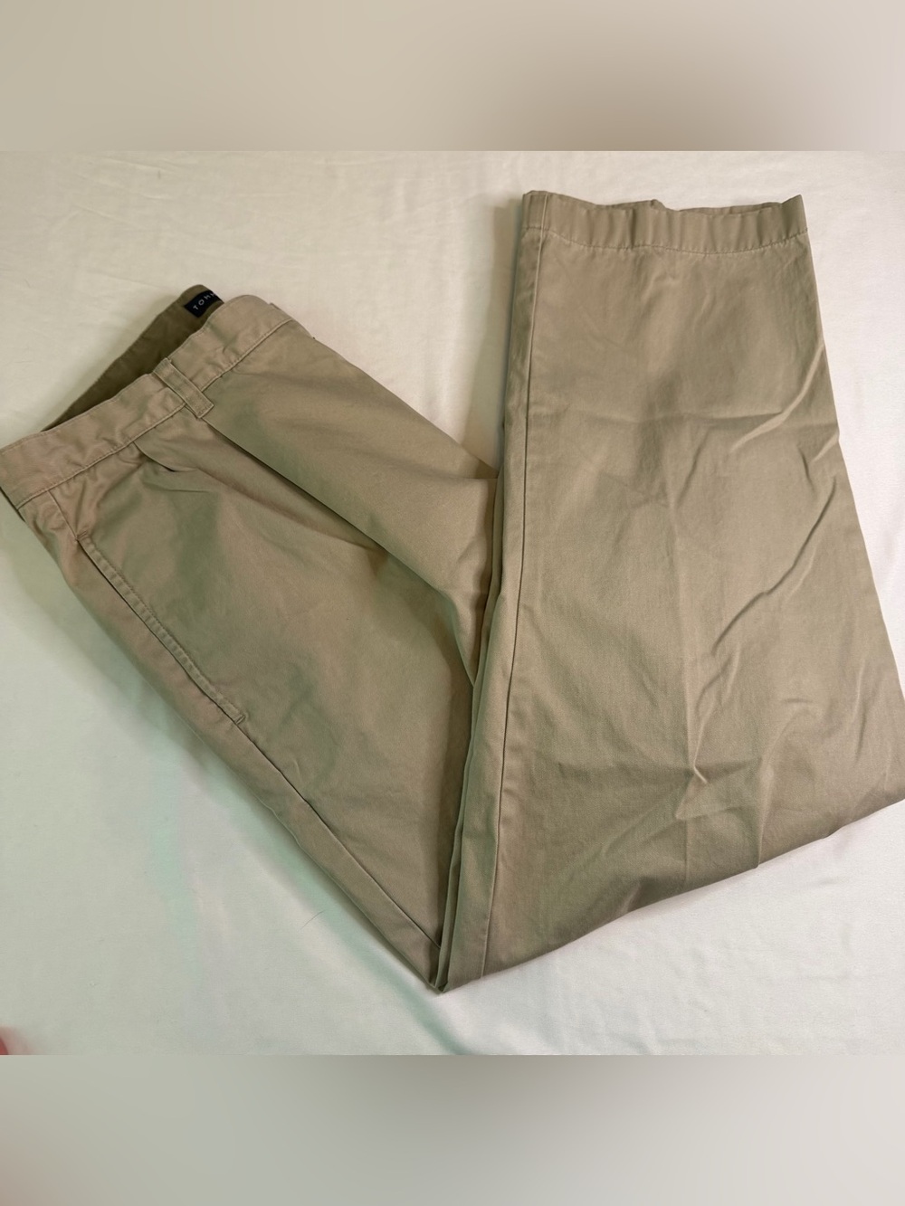 Tommy Hilfiger Khaki Chino Pants Mens 36x30 Straight Casual Cotton Beiges